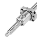 SFU1204 Rolled Ball Screw 400Mm Precision Lead Screw With Zero Backlash Ball Nut showing the smooth surface and threaded design.