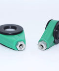 Manual Gearbox Shift Cable Linkage Bushing Kit For Fiat 500 And Ford KA That Eliminates Sloppy Shifting At Both Ends Shifter Lever Repair Replacement Parts Fits Fiat Punto Grande Punto From 2005 To 2018, two green bushings