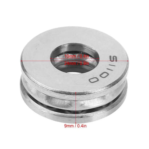 Model 51100 Plane Axial Thrust Ball Bearing With Double Seals For Heavy Duty Machinery Replacement showing dimensions and detail.