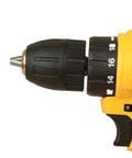 Heavy Hitter Cordless Power Drill And High Torque Workhorse chuck close-up with keyless design for woodworking and crafting.