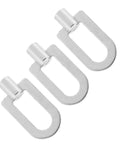 Three-Piece Dent Puller Ring Kit for Auto Body and Sheet Metal Repair, Aluminum Construction With Seamless Finish, Easy Operation