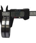Heavy Duty Spherical Roller Bearing With Straight Bore And Double Seals Compatible With SB22207W33SS measuring 35mm bore with caliper