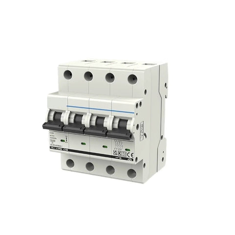 Pro Level 2 Pole 230 Volt C Type Mini Circuit Breaker Featuring Quick Snap Din Rail Mount plus overload protection view of product