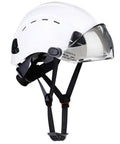 Worksite Ready Construction Hard Hat With Adjustable Visor And Ventilation, 6 Point Suspension, ANSI Z89.1 Type I Class C, EN 397 Helmet
