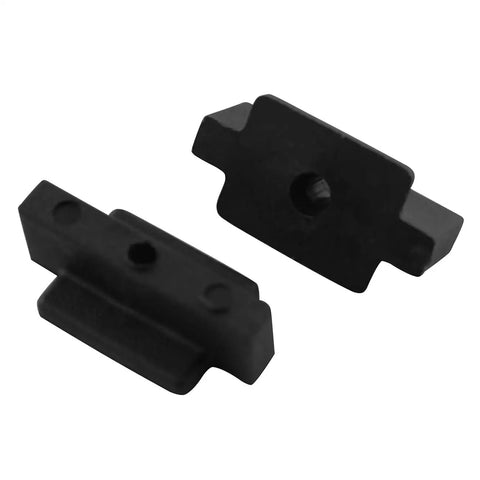 Badass Hidden Deck Fasteners With Screws Black Concealed Clipping System for Indoor Outdoor Timber Plank Mounting.