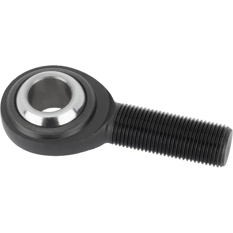 Kickass Heavy Duty Chromoly Heim Joint Rod End, 5/8-18 Left Hand Male Threads, close-up view of the metal bearing.