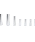 7 Piece Oxygen Sensor Socket Wrench Set And Cr Alloy O2 Removal Tool Kit For Grease Monkey Approved Garage Jobs Featuring Snug Hex Grip and No Sweat Swap Installations, showcasing silver forged alloy sockets.
