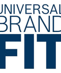 Universal Brand Fit text logo in blue.
