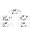 Rock Solid Inch Thrust Needle Roller Bearing Five Piece Set With Two Matching Washers, pre-lubricated washers and bearings shown.