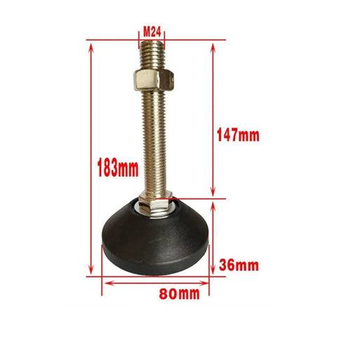 Ditch Wobbly Tables With These Adjustable Leveling Feet 10 Pack Sliding Cushion Screw Legs Dial In Height Control with measurements.