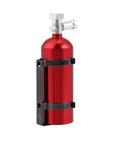 Mini Metal Fire Extinguisher For RC Crawlers Red 2 05 Inch Heavy Duty Solid Scale Detail with metal mount for RC rigs.