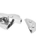 Built Tough Marine Twist Catch Latch For Boat Doors And Cabin Hatches Crafted From Top Shelf 316 Stainless Steel Heavy Duty Hardware That Handles Saltwater Like A Champ With Quick Screw Setup - shiny stainless steel twist latch with half-moon catch