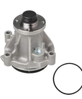 Heavy Duty Water Pump Kit With Full Gasket Set For Ford F150 F250 F350 E150 E350 Lincoln Navigator Aviator 4.6L 5.4L V8 Engine showing pump and gasket.