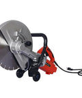 Beast Mode 3000W Electric Concrete Saw With 14 Inch Blade for wet cutting granite, brick, porcelain, and masonry.