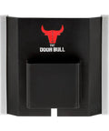 Heavy Duty Front Door Security Bar And Killer Strength Door Barricade Lock, matte black design with logo, effective anti-kick-in feature.