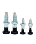 Rugged As Hell Stainless Steel Indexing Plunger With Self Locking Knurled Knob And Slick Return Action for quick adjustments.