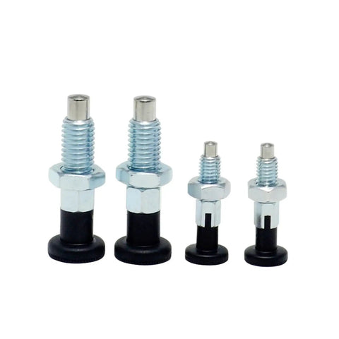 Rugged As Hell Stainless Steel Indexing Plunger With Self Locking Knurled Knob And Slick Return Action for quick adjustments.