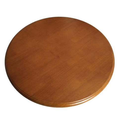 Heavy Duty Hardwood Lazy Susan Turntable Featuring Slick Spin Mechanics Zero Sweat Setup Sturdy Rotating Serving Platter - top view
