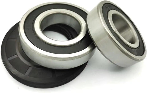 Premium Washer Tub Bearing Seal Kit Compatible With Samsung DC6200156A 6601002637 6601000148 showing heavy duty bearings and seals.