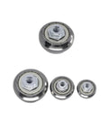Top Notch Spherical Track Roller Bearing For Linear Guide Rail Systems C28 CpN28 Cpa28 Fits Tight On Tracking Rails, showing multiple sizes in sturdy zinc-coated steel.