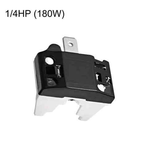 Top Notch Refrigerator Thermal Overload Protector Pair, 1/4HP 180W compressor switch for reliable fridge operation.
