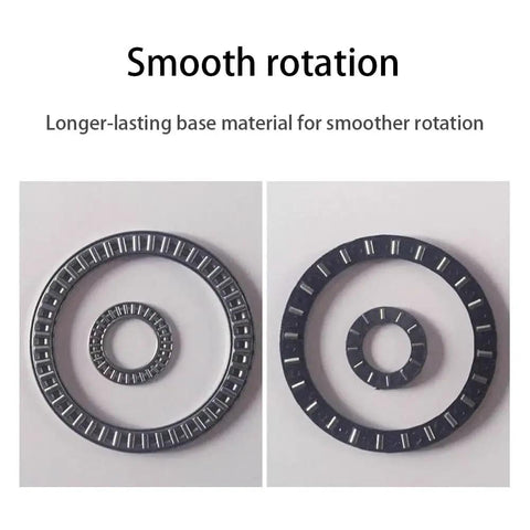 Heavy Duty 40 Inch Tempered Glass Lazy Susan Turntable With Quiet Aluminum Rollers For Butter Smooth 360 Spins And Zero Hassle Serving At Your Next Backyard Bash smooth rotation components.