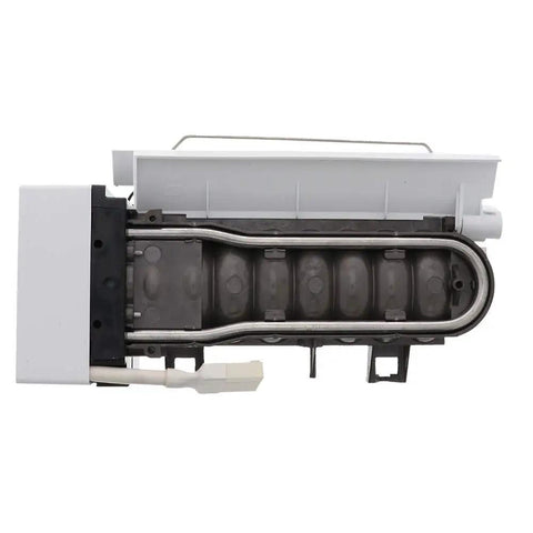Replacement Fridge Ice Maker Fits Most Refrigerators With One Year Warranty Replaces 1016069 2198597 2198597R side view