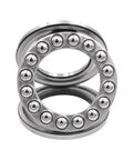 Badass 51316 Thrust Ball Bearing Single Unit 80mm X 140mm X 44mm Chrome Steel Shaft, with ball separators for heavy load applications.