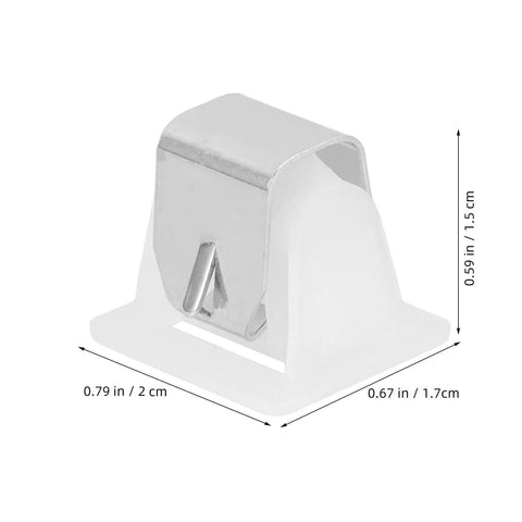 Dryer Door Latch Replacement Kit, 6 Piece Set, Plastic And Stainless Steel Build, Easy Install, Precise Fit, Boosts Dryer Safety And Efficiency For Most Washers And Dryers; 0.59 in latch