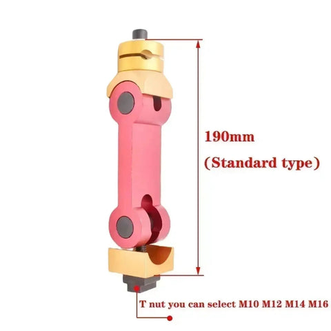 Factory Fresh Adjustable Cnc Milling Machine Work Stop Block Positioner For Heavy Duty Lathe Setup Universal M10 M12 M16 Thread Clamp Locator Tool With Short Build, 190mm standard type.