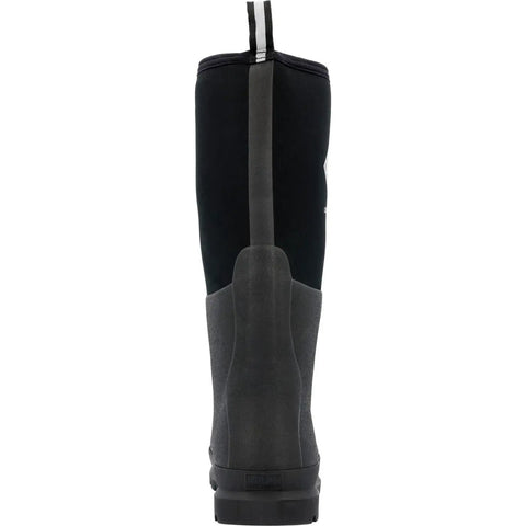Back view of Site Crew Approved Professional Heavy Duty Mens Steel Toe Work Boots Featuring Triple Rubber Toe Caps And Nonslip Rubber Outsoles For The Daily Grind.