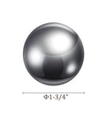 One Piece 1 3/4 Inch Precision Steel Balls Top Shelf 304 Stainless Build Rock Solid for smooth drawer slides.