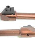 Pro Grade Lathe Tool Holder With Diamond PCD CBN PCBN Inserts for RNGN42 mounted in copper alloy steel body