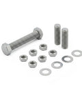 Stainless steel bolts, nuts, and washers from All in One SAE and Metric Bolt Nut and Washer Set With Hex Head Fasteners for Automotive Repair and Machinery Assembly