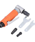 Professional Heavy Duty 3/8 Inch Right Angle Air Die Grinder Packing Serious 20000 RPM with accessories for grinding and polishing.