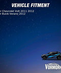 Vehicle fitment graphic showing compatible models for Rear Axle Bearing and Wheel Hub Assembly for Buick Verano 2012.