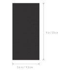 Single sheet from 20 Sheets 9x3.6 Inch Dry And Wet Sandpaper Kit With Silicon Carbide For Metal And Woodworking Projects