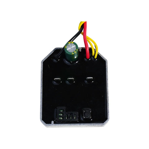 Heavy Duty 60 Amp 21 Volt Brushless Angle Grinder Control Board With Single Capacitor, compact metal build with wiring connections.