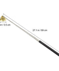 Premium Copper Bell Shaped Candle Flame Snuffer Featuring Six Level Retractable Handle, dimensions 27.1 in, copper bell 1.3 in.