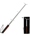 Built Different Extendable Smoke Detector Tester Pole And Emergency Exit Light Reach Wand Featuring High Quality Stainless Construction For No Sweat Work, adjustable pole with foam grip.