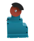Rock Solid Cordless Bench Grinder With Dual Coarse And Fine Grinding Wheels for portable metal polishing, featuring blue base and grinding wheel.