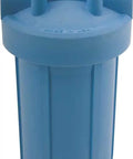 OmniFilter BF7 10 Inch Whole House Water Filtration System with Big Blue Housing and Pressure Relief Button