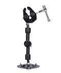 Heavy Duty Soldering Clamp And Stand For Maintenance And Repair, Alloy Steel Fixture Tool, Stable Bench Holding, Welding Support, Compact Design For Technicians And DIY Hobbyists, black adjustable clamp stand