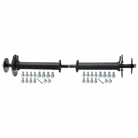 High Power 60V 2500W Brushless Rear Axle Kit with Integrated Differential and 12 to 1 Gearbox, bolts visible