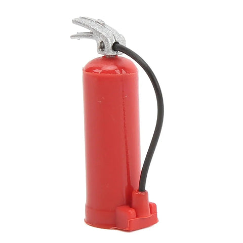 Solid RC Fire Extinguisher Crawler Decoration For Scale 24 And 18 Trucks Lightweight Simulation Prop, 24mm red plastic accessory.