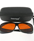 Multi-Wavelength OD6 Laser Safety Goggles With UV Blue And Green Light Filter For Precision Labs And Workshops Pro Level Eye Protection That Slays Hazards Durable Frames And CE Certified Gear You Can Trust in a carrying case.