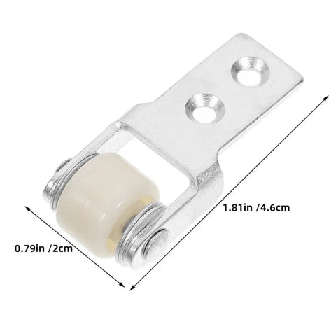 Heavy Duty Nylon Slider Replacement Kit Features Five Precision Track Rollers For Seamless Cabinet Window Door Gliding angled view of roller