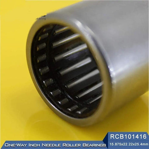 Close-up of RCB101416 One Way Drawn Cup Needle Roller Bearing Heavy Duty Cam Clutch Overrunning Backstop Assembly.