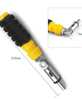 Compact 41 Piece Mini Socket Wrench Set With Quick Change Sockets And Reversible Ratchet For Confined Spaces ergonomic ratchet handle