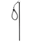 Heavy Duty Diving Pointer Stick For Scuba Signaling Aluminum Alloy Lobster Style Underwater Noise Maker With 7 Strand Parachute Lanyard Black